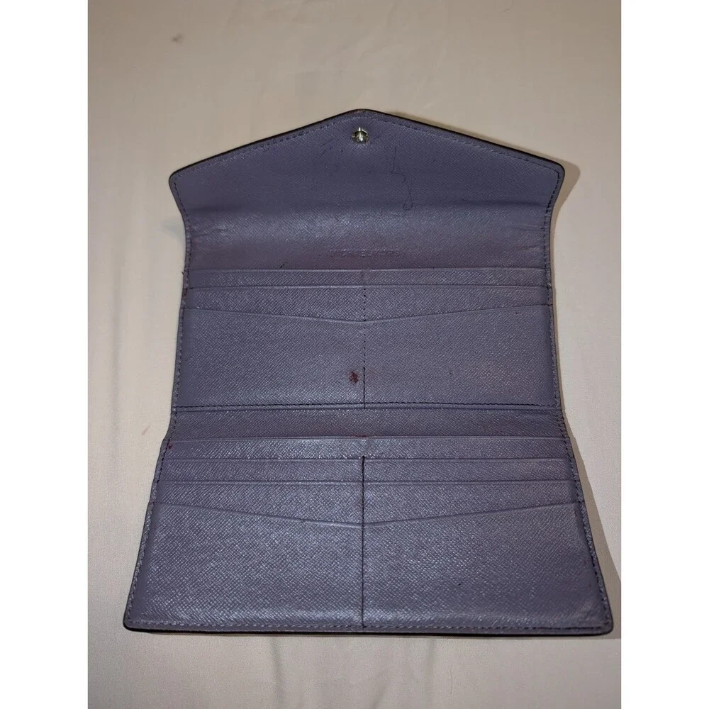 Michael Kors Purple/Gray Checkbook Wallet